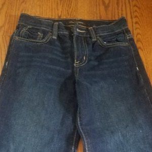 Old Navy Boys Jeans Regular Slim Dark Denim Size 10 youth kids adjustable waist